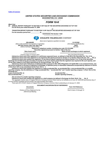 Thumbnail Colgate-Palmolive 10-K Annual Report 