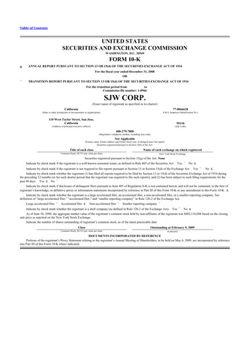 Thumbnail SJW Group
 10-K Annual Report 