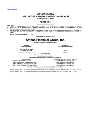 Thumbnail Octave Specialty Group 10-K Annual Report 