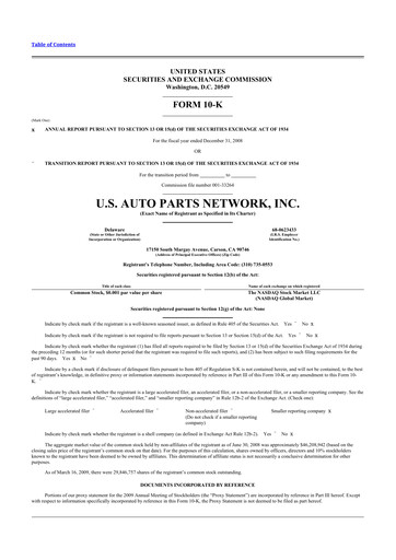 Thumbnail CarParts.com
 10-K Annual Report 