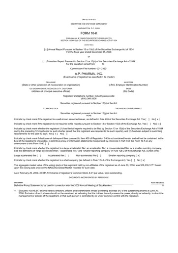 Vorschaubild Heron Therapeutics 10-K Jahresbericht 