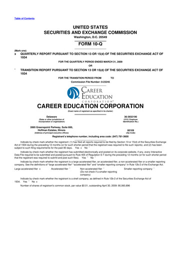 Miniature Perdoceo Education 10-Q Rapport trimestriel  