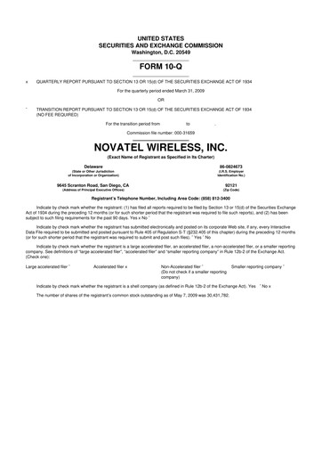 Thumbnail Inseego 10-Q Quarterly Report FY 