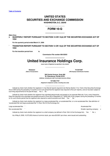 Thumbnail American Coastal Insurance Corporation 10-Q Quarterly Report FY 