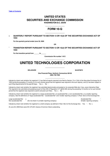 Vorschaubild RTX 10-Q Quartalsbericht  