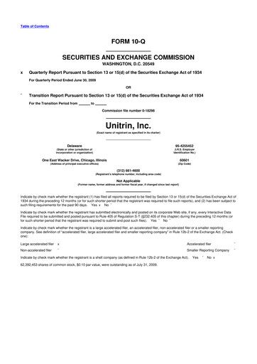 Thumbnail Kemper 10-Q Quarterly Report FY 