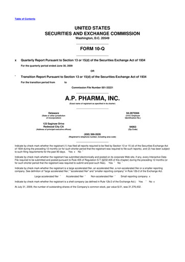 Miniature Heron Therapeutics 10-Q Rapport trimestriel  