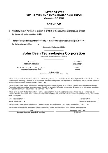 Thumbnail JBT Marel Corporation 10-Q Quarterly Report FY 