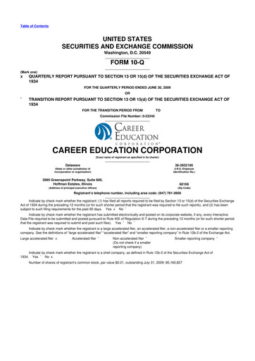 Miniature Perdoceo Education 10-Q Rapport trimestriel  