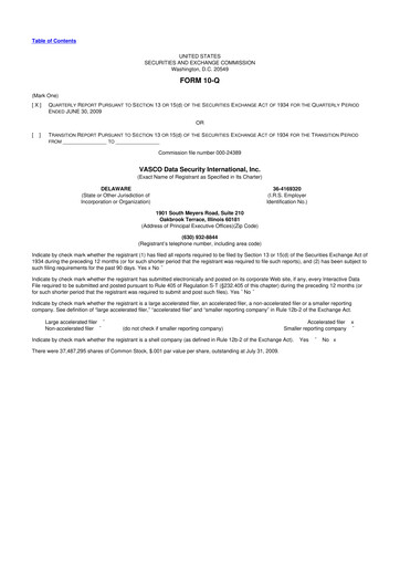 Thumbnail OneSpan 10-Q Quarterly Report FY 