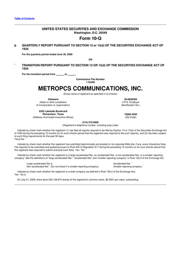 Thumbnail T-Mobile US 10-Q Quarterly Report FY 