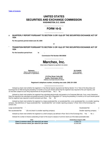 Thumbnail Marchex 10-Q Quarterly Report FY 