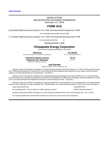 Thumbnail Expand Energy 10-Q Quarterly Report FY 