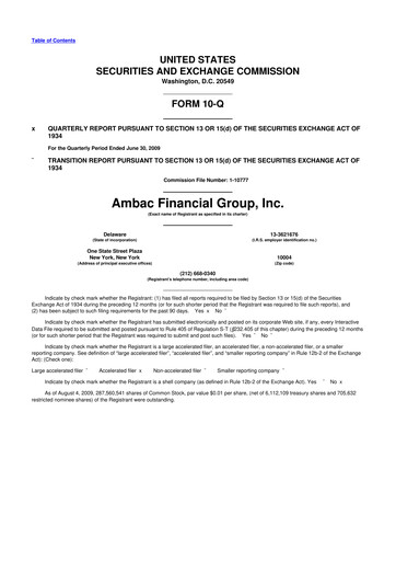 Vorschaubild Octave Specialty Group 10-Q Quartalsbericht  