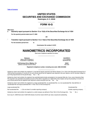 Thumbnail Onto Innovation 10-Q Quarterly Report FY 