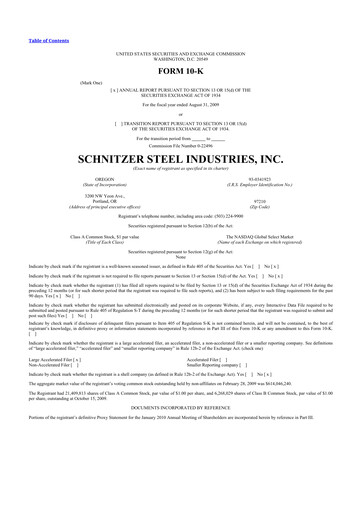 Thumbnail Radius Recycling 10-K Annual Report 