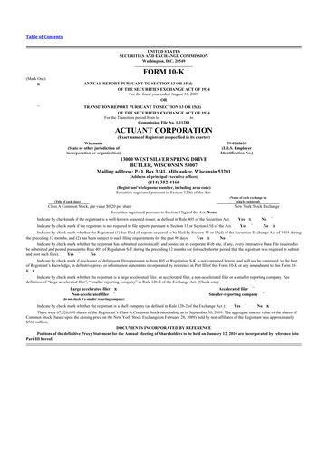 Thumbnail Enerpac Tool Group
 10-K Annual Report 