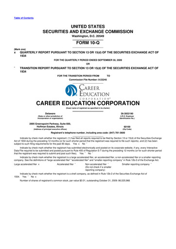 Miniature Perdoceo Education 10-Q Rapport trimestriel  