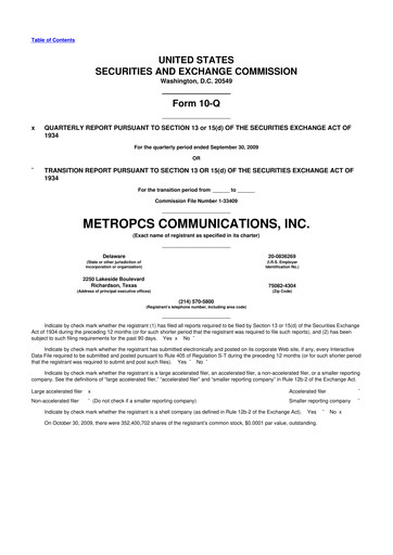 Thumbnail T-Mobile US 10-Q Quarterly Report FY 