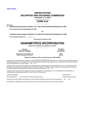 Thumbnail Onto Innovation 10-Q Quarterly Report FY 