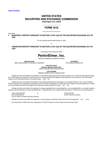 Thumbnail Revvity 10-Q Quarterly Report FY 