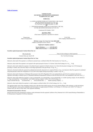 Thumbnail Howmet Aerospace
 10-K Annual Report 