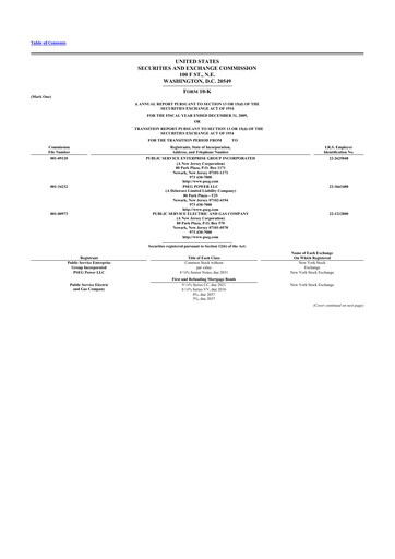 Thumbnail PSEG 10-K Annual Report 