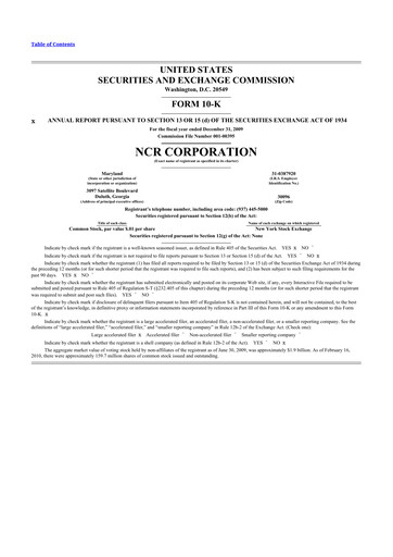 Thumbnail NCR Voyix Corporation 10-K Annual Report 