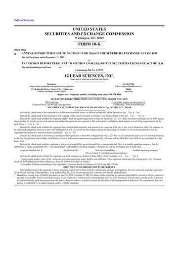 Thumbnail Gilead Sciences 10-K Annual Report 