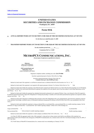 Thumbnail T-Mobile US 10-K Annual Report 