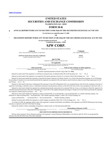 Thumbnail SJW Group
 10-K Annual Report 