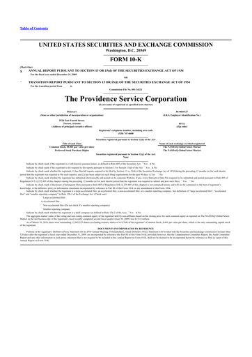 Thumbnail ModivCare 10-K Annual Report 