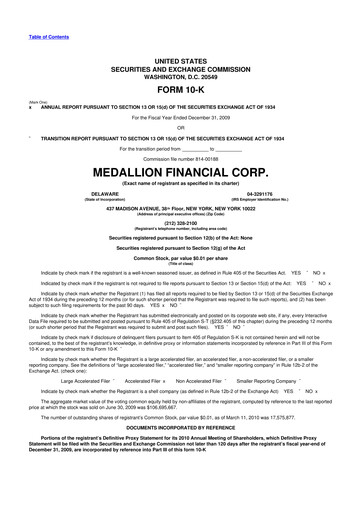 Thumbnail Medallion Financial Corp. 10-K Annual Report 