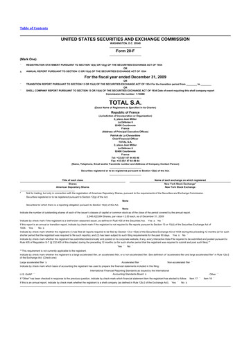 Thumbnail TotalEnergies 20-F Annual Report 