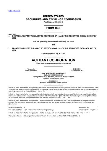 Thumbnail Enerpac Tool Group
 10-Q Quarterly Report FY 