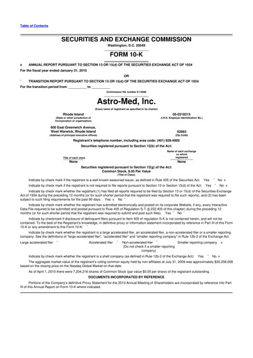 Thumbnail AstroNova, Inc. 10-K Annual Report 