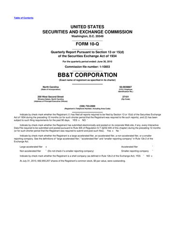 Thumbnail Truist Financial Corporation 10-Q Quarterly Report FY 