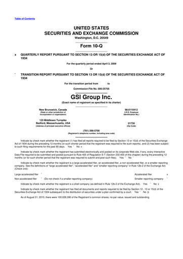 Miniature Novanta 10-Q Rapport trimestriel  