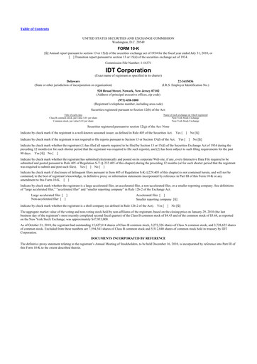 Thumbnail IDT Corporation
 10-K Annual Report 