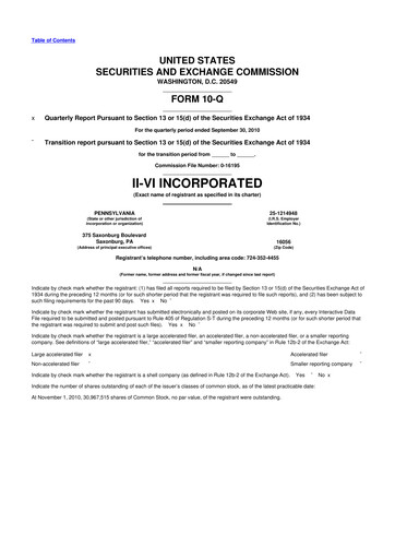 Thumbnail Coherent Corp. 10-Q Quarterly Report FY2011 