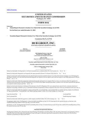 Thumbnail Hub Group
 10-K Annual Report 2010