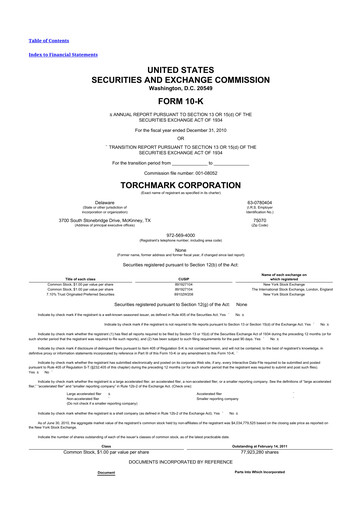Thumbnail Globe Life
 10-K Annual Report 2010
