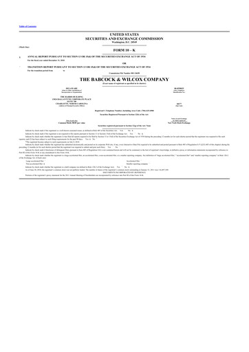 Thumbnail BWX Technologies
 10-K Annual Report 