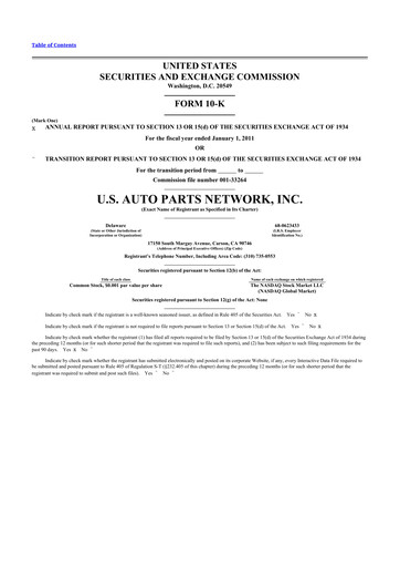 Thumbnail CarParts.com
 10-K Annual Report 