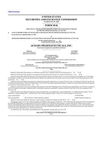 Vorschaubild Talphera 10-K Jahresbericht 