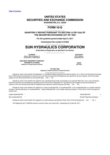 Thumbnail Helios Technologies 10-Q Quarterly Report FY 