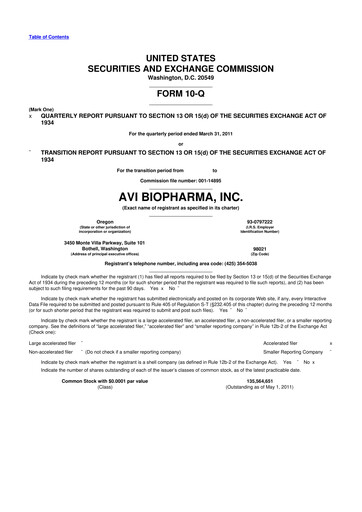 Thumbnail Sarepta Therapeutics
 10-Q Quarterly Report FY 