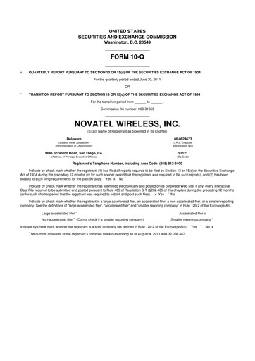 Thumbnail Inseego 10-Q Quarterly Report FY2011 