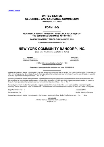 Thumbnail Flagstar Bank 10-Q Quarterly Report FY2011 