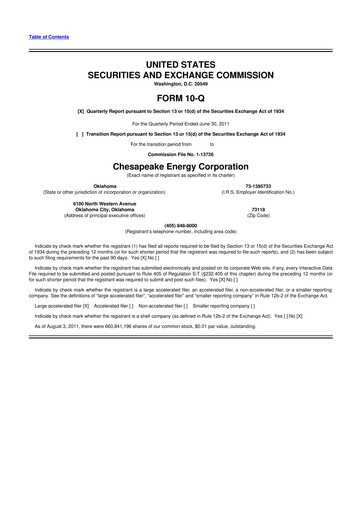 Thumbnail Expand Energy 10-Q Quarterly Report FY2011 